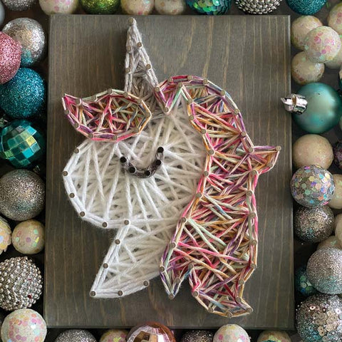 DIY String Art Kit- Confetti Unicorn