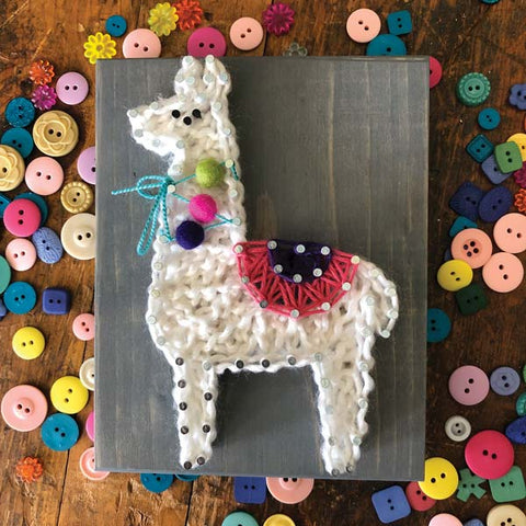 DIY String Art Kit- Llama